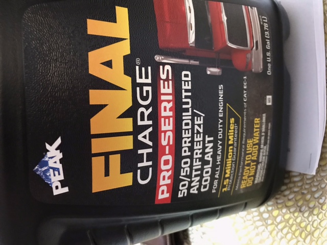 FINAL CHARGE® PRO-SERIES 50/50 Pre-Diluted Extended Life Antifreeze &  Coolant