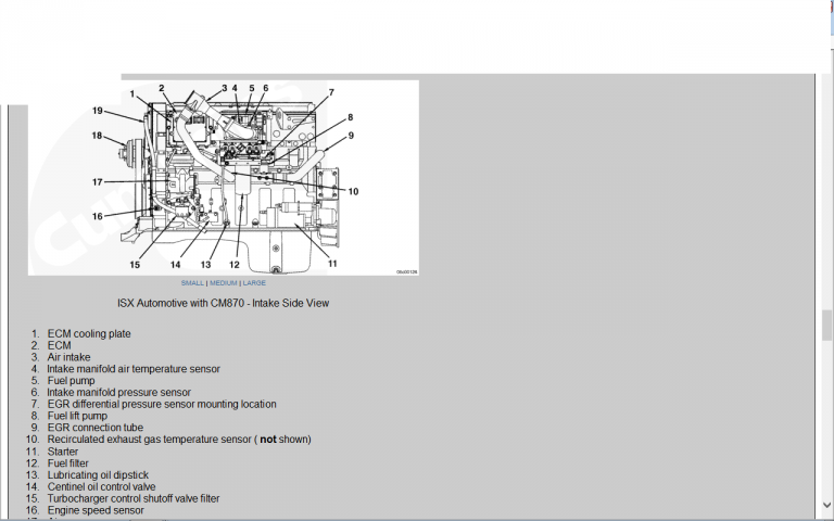 CM870 EGR replacement wiring diagram dd15 detroit 